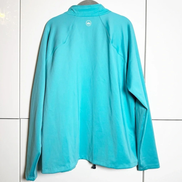 Peter Millar Womens Jacket Hyperlight Merge Teal Size Large Golf Water Wind - Picture 10 of 12